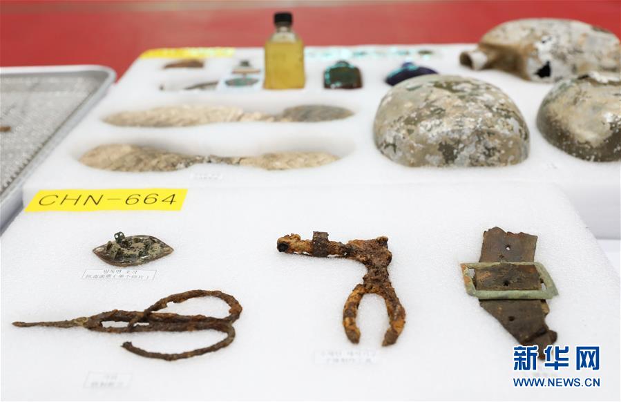 第七批在韓中國人民志愿軍烈士遺骸裝殮儀式在仁川舉行